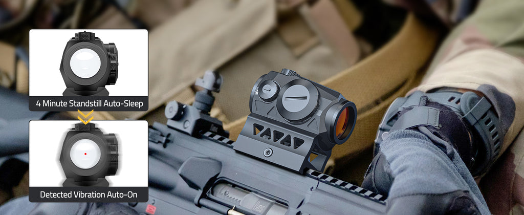 Motion Awake Red Dot Sight for Shooting