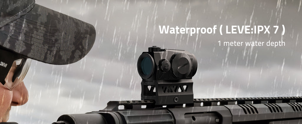 IPX7 Waterproof Red Dot Sight