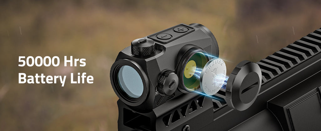 CVLIFE Red Dot Sight with 50,000 Hours Battery Life