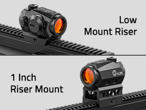 CVLIFE Red Dot Sight with Two Optional Mounts