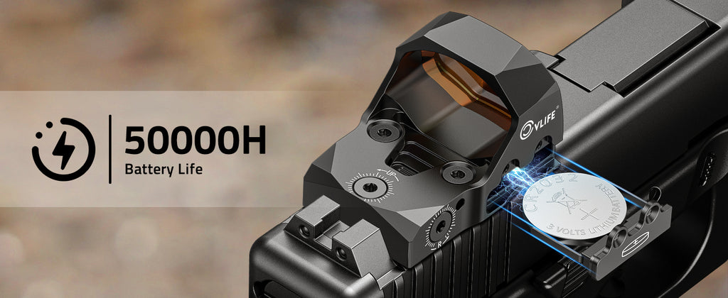 Reflex Sight with 50000H Battery Life