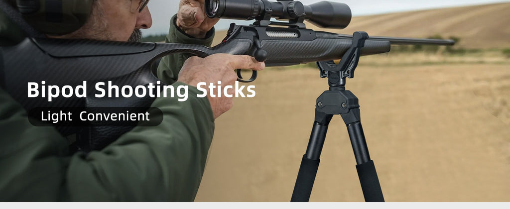 Lightweight Shooting Sticks Rifle Bipod