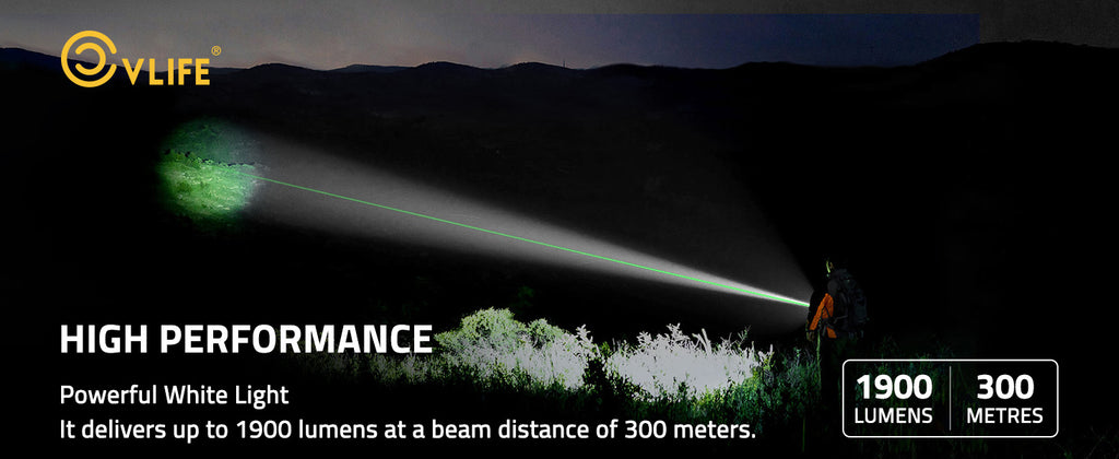 High Performance Green Laser Light Combo