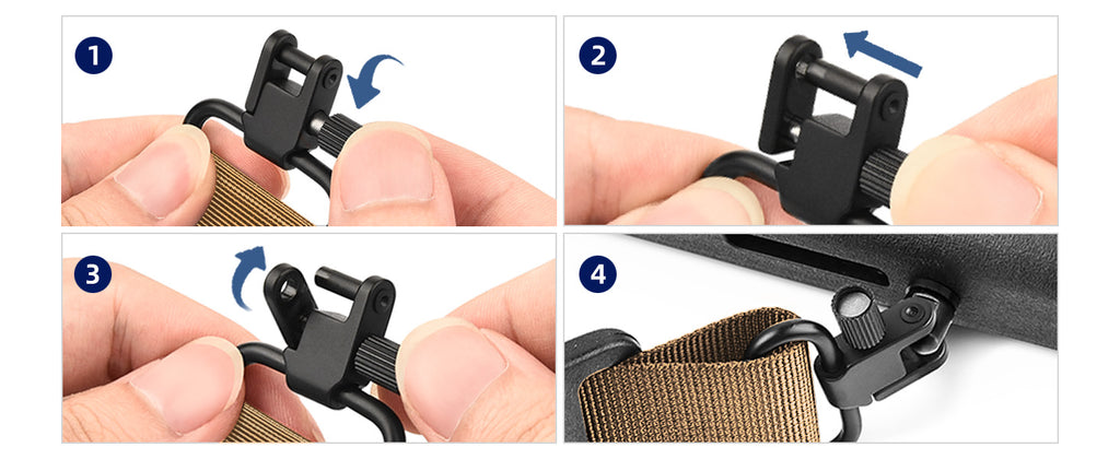 How to Install the Swivels for Rifle Sling?