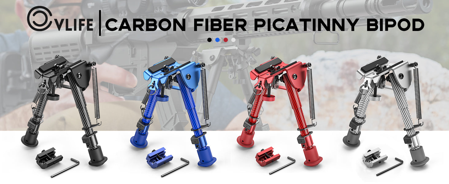 Carbon fiber bipod