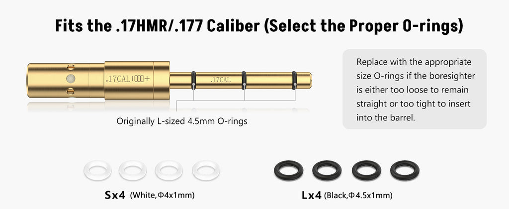 Red Bore Sight Fits the .17MHR and .177 Caliber