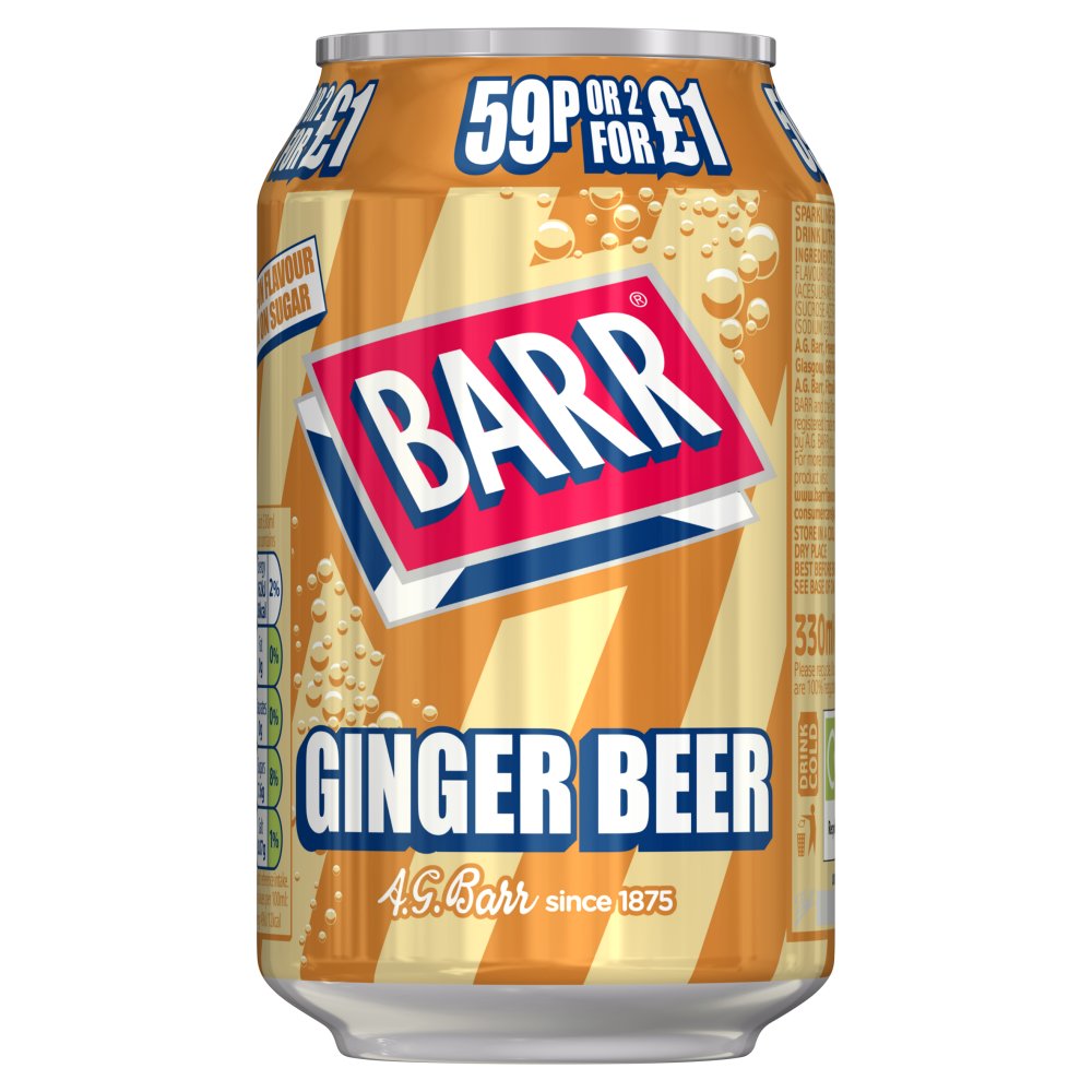 Barr Ginger Beer 330ml Case Of 24 —