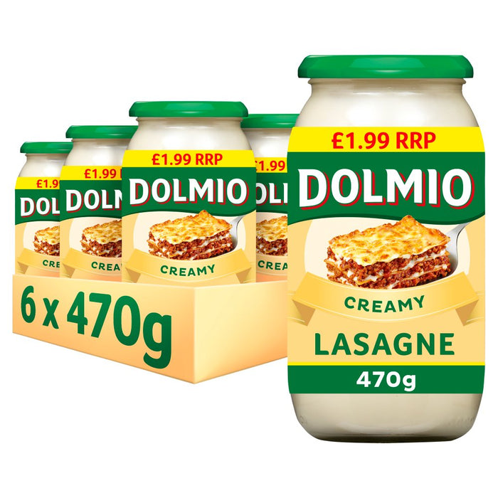 Dolmio Lasagne Creamy White Sauce 470g (Case of 6) — 