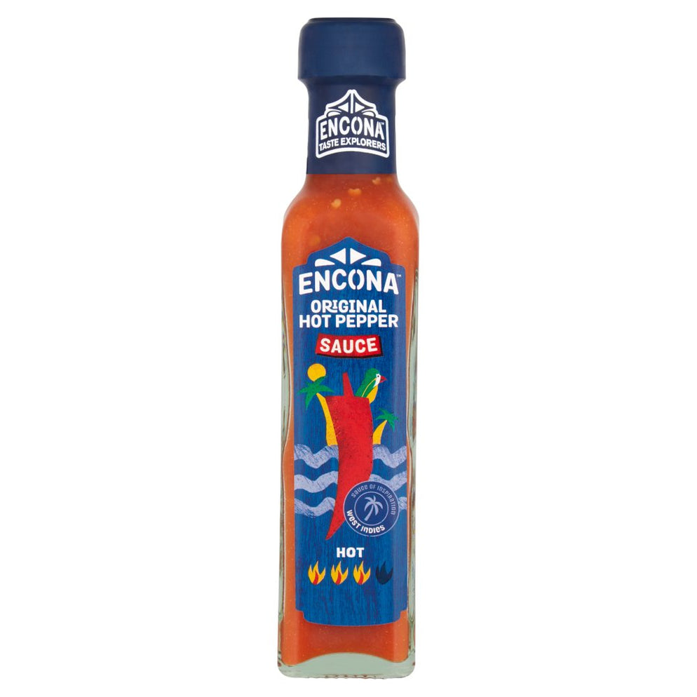 Encona West Indian Original Hot Pepper Sauce 142ml Case Of 6