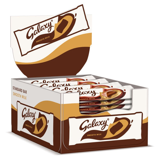 Galaxy Caramel Chocolate Block - 135g - Pack of 4 (135g x 4)