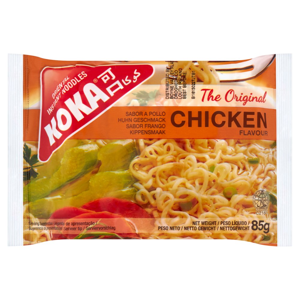 Koka The Original Chicken Flavour Oriental Instant Noodles, 85g (Box o