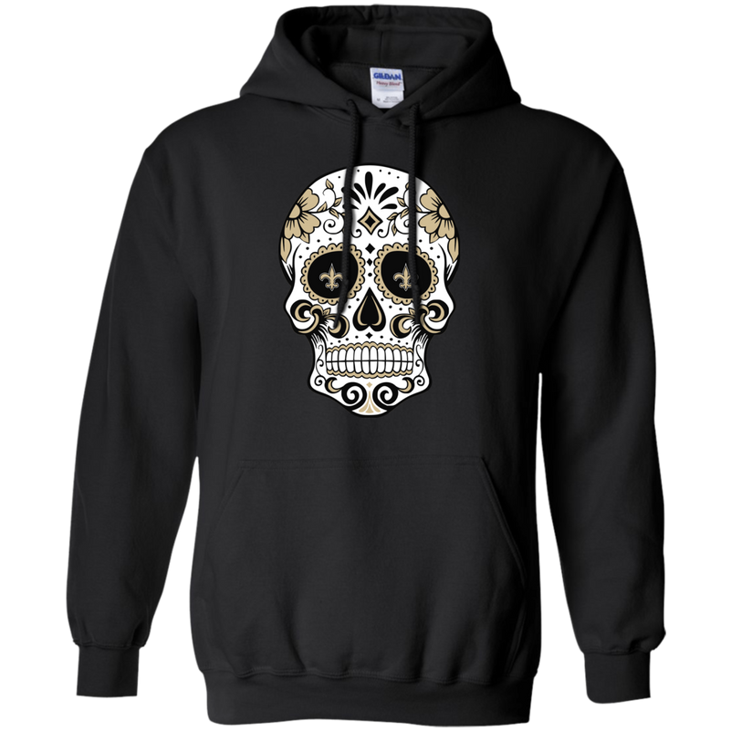 saints skull hoodie