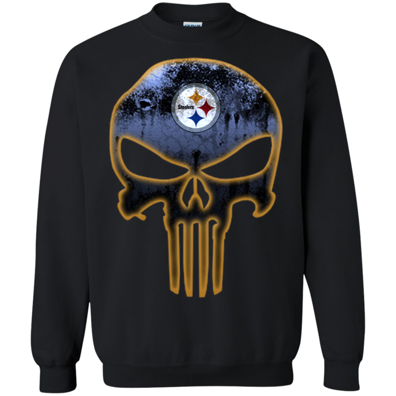 steelers skull shirt