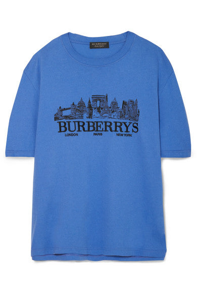 burberry embroidered tee