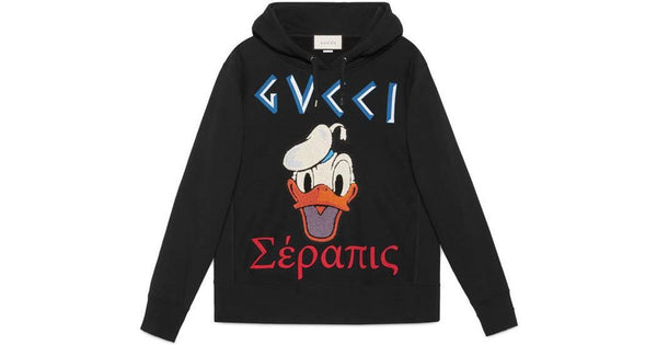 gucci duck hoodie