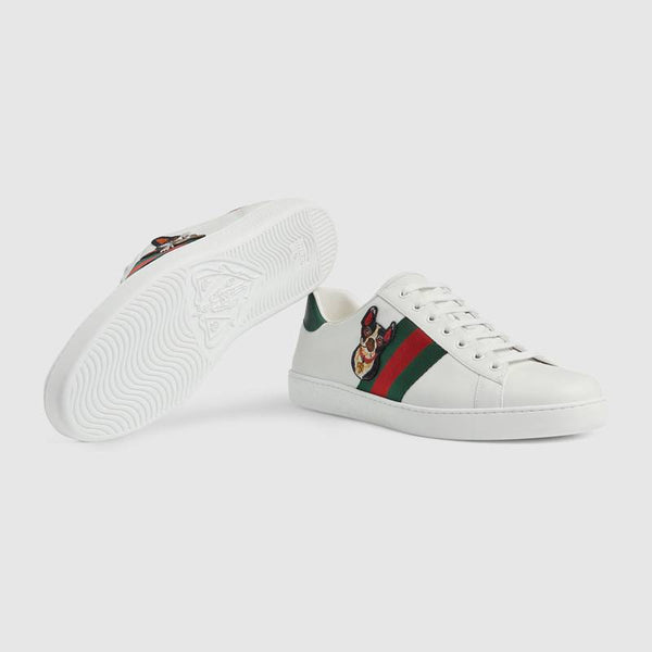 gucci shoes with dog