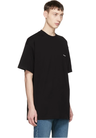 balenciaga t shirt small logo