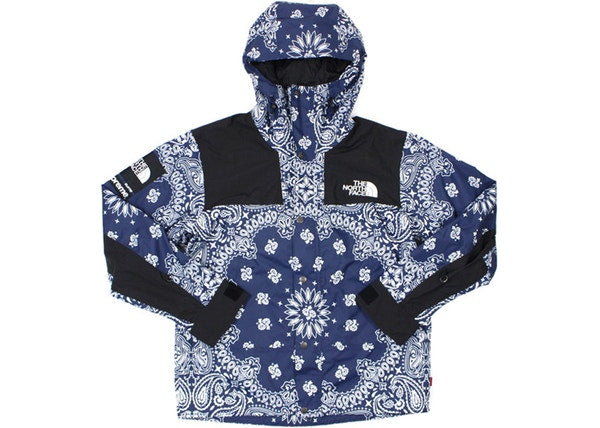 red bandana north face hoodie