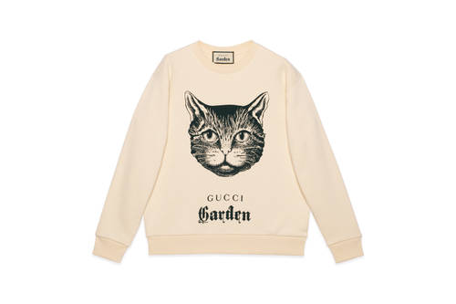 gucci sweatshirt with cat