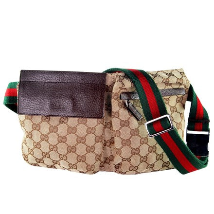 gucci canvas fanny pack