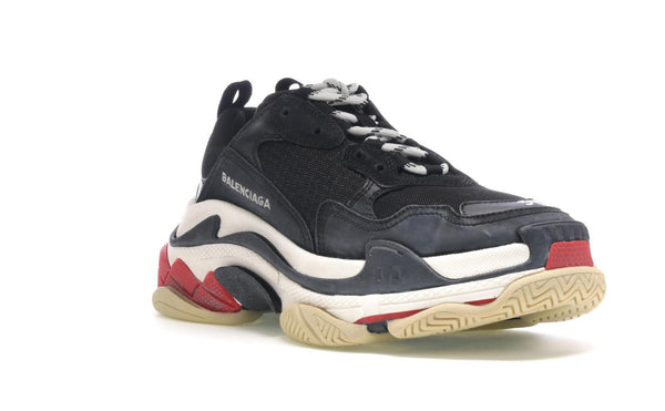 balenciaga triple s black white red 2018 reissue