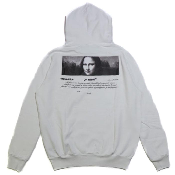 off white mona lisa hoodie black