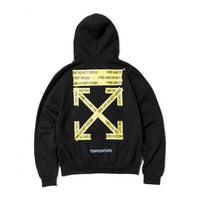 off white hoodie fire