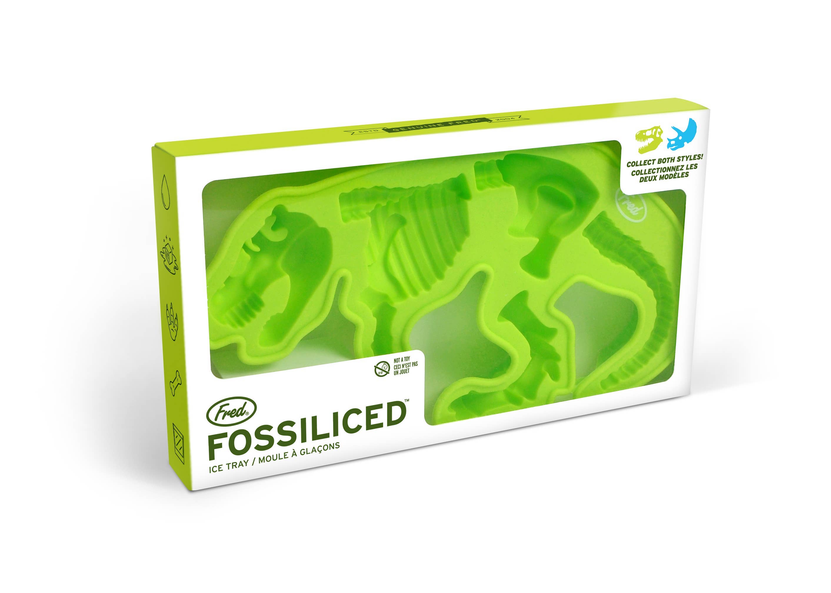 Fossiliced Dinosaur Ice Trays