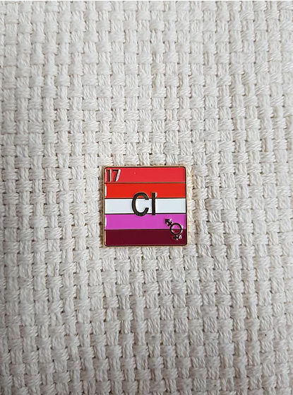 Inclusive Lesbian Pride Enamel Pin The Science Museum Of Minnesota
