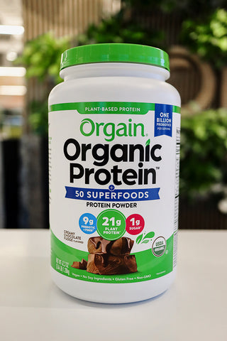 Orgain Orgainic Plant Protein + Superfoods Powder, Creamy Chocolate Fudge Costco exclusive