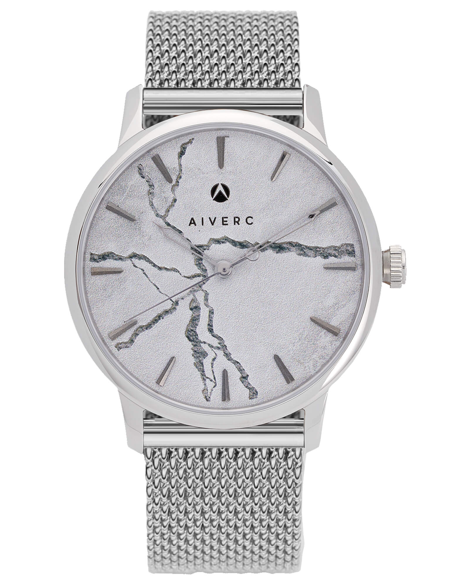 silver designer watch