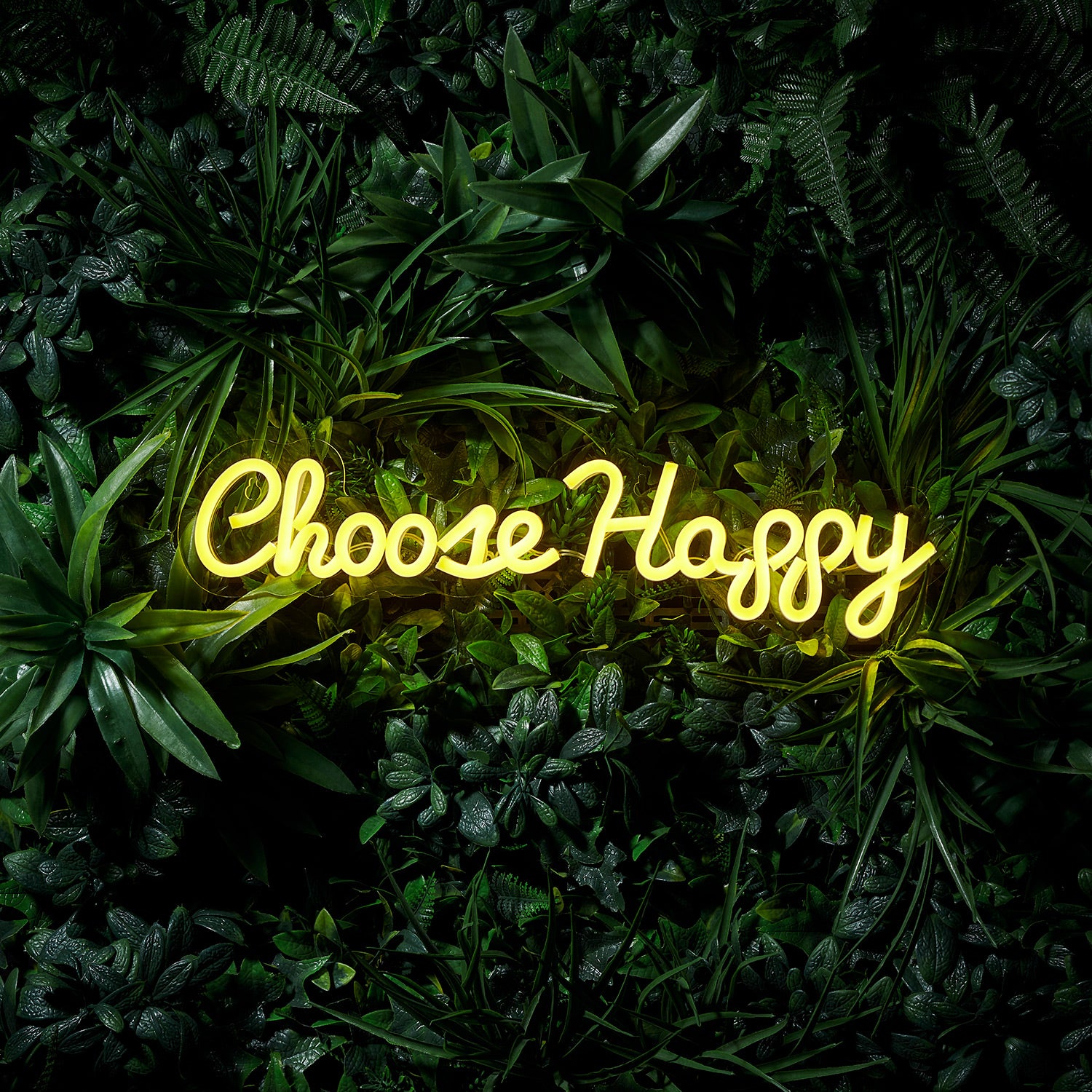 Image of LED Neon Schriftzug Choose Happy