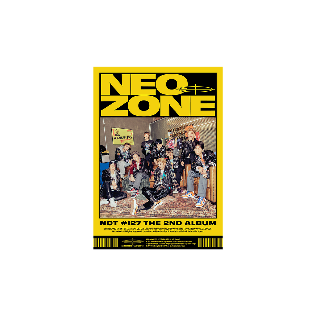 The Second Album Nct 127 Neo Zone N Ver Cd Digital Album Nct 127 Official Store