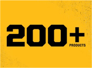 DeWALT cordless platform with 200+ products