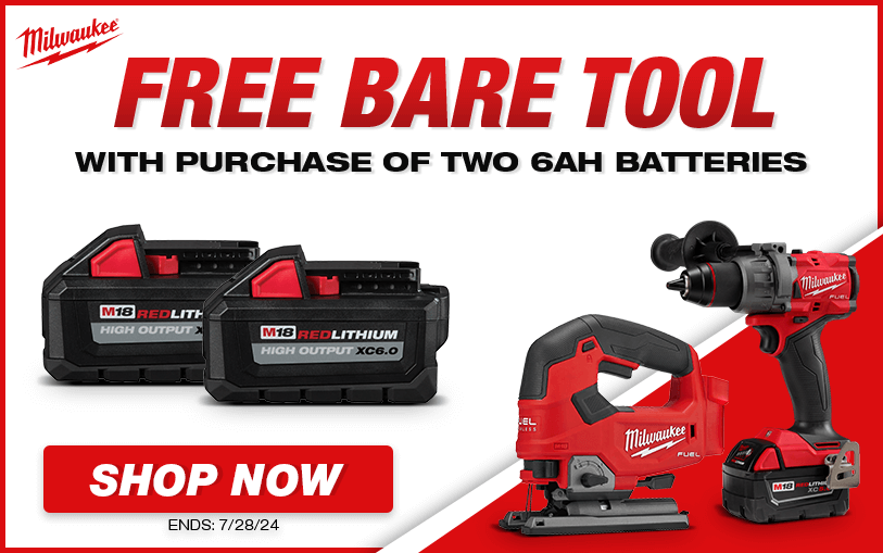 Free M18 Tool with 2 Pack of 6AH Batteries