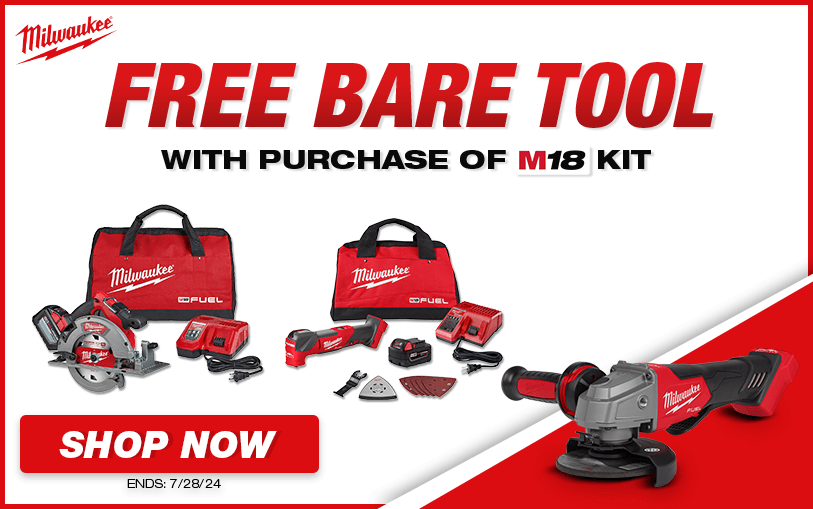Free Bare Tool with M18 Kits