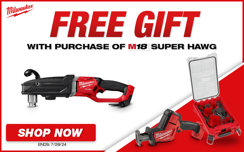 Free Gift with M18 Super Hawg