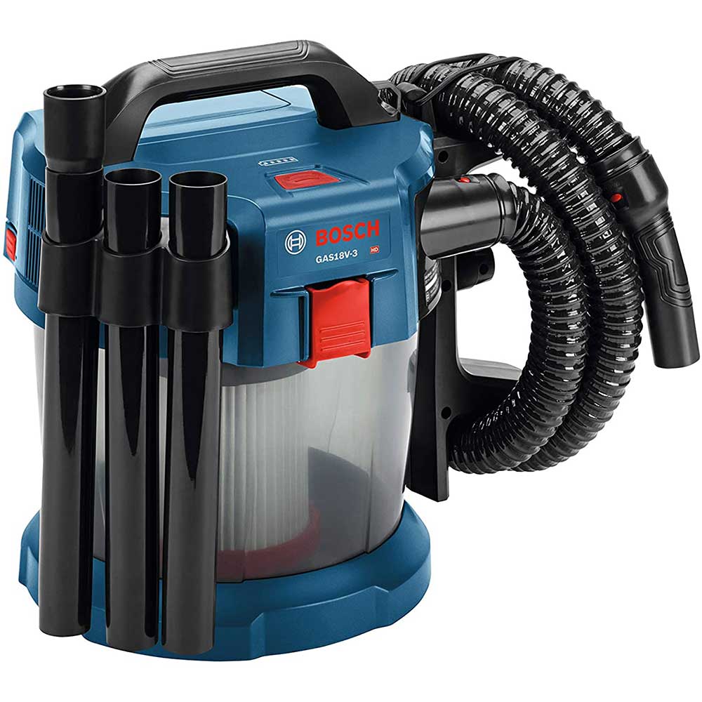  Bosch GAS18V-3N 18V 2.6 Gallon Wet/Dry Vacuum w/ HEPA Filter - Bare Tool 