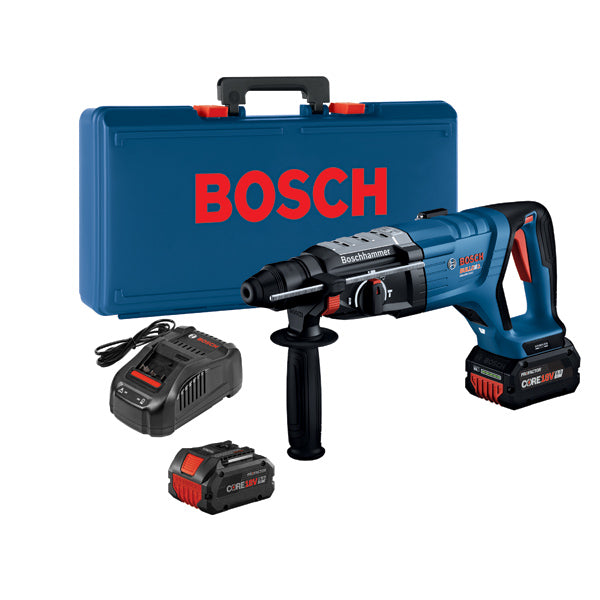  Bosch GBH18V-28DCK24 18V 1-1/8" PROFACTOR SDS-plus Cordless Rotary Hammer Kit 