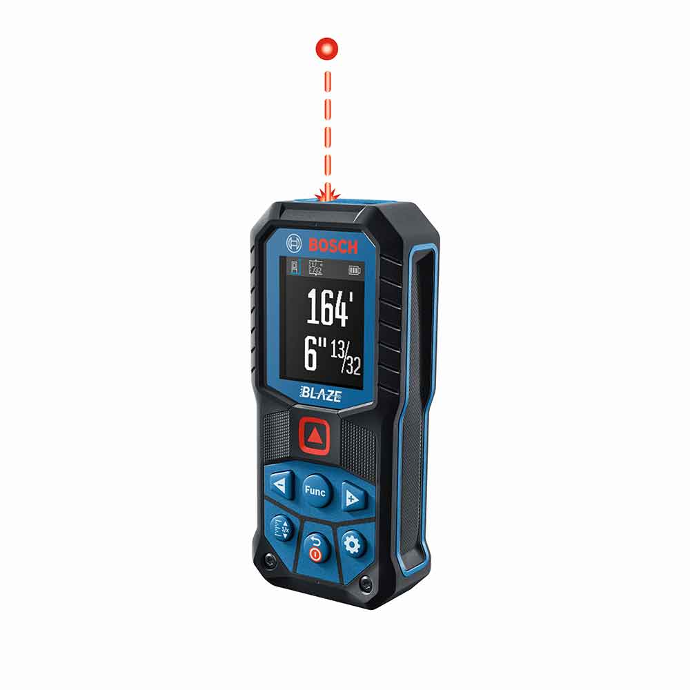  Bosch GLM165-22 165' BLAZE Ergonomic Cordless Red Digital Laser Measure 