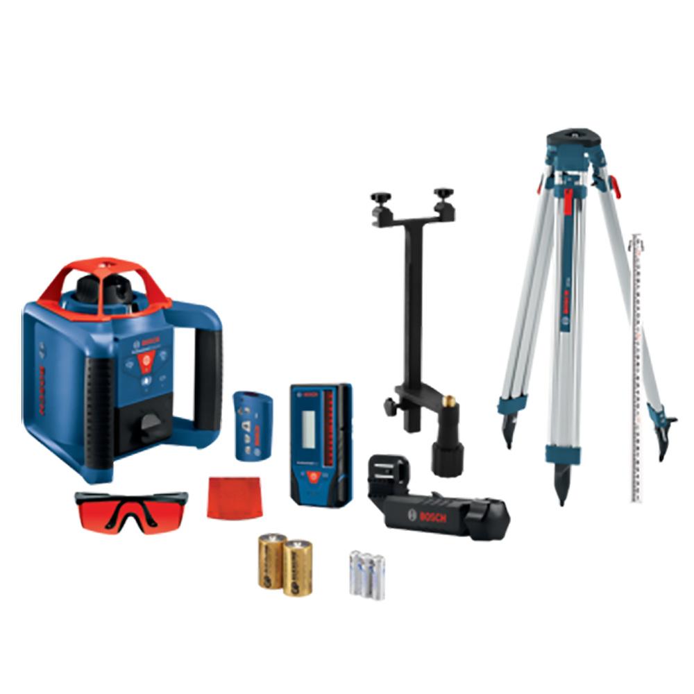  Bosch GRL900-20HVK 1000' Self-Leveling Horizontal & Vertical Rotary Laser Kit 