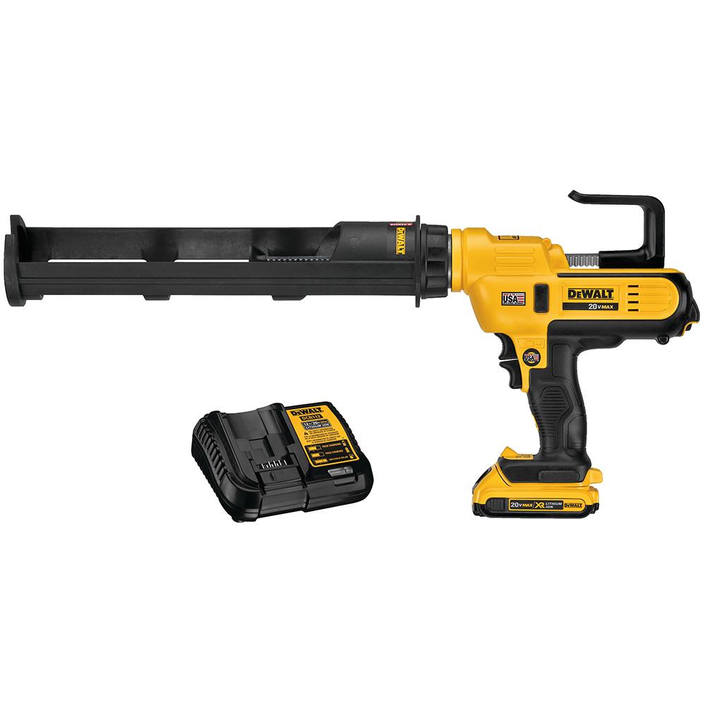  DeWALT DCE570D1 20V MAX 29 oz Cordless Li-Ion Adhesive Gun Kit w/Variable Speed 