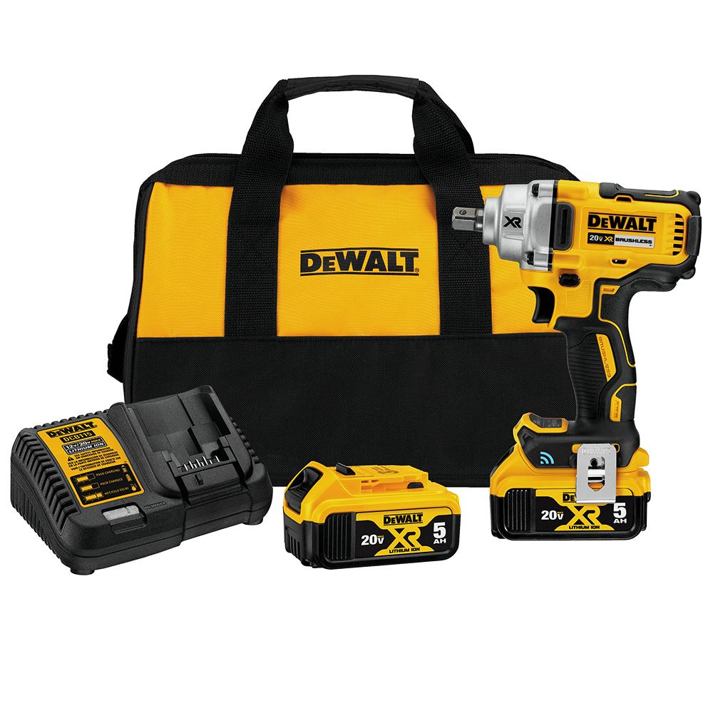  DeWALT DCF896P2 20V 1/2 Inch Pin Anvil Brushless Impact Wrench Kit 