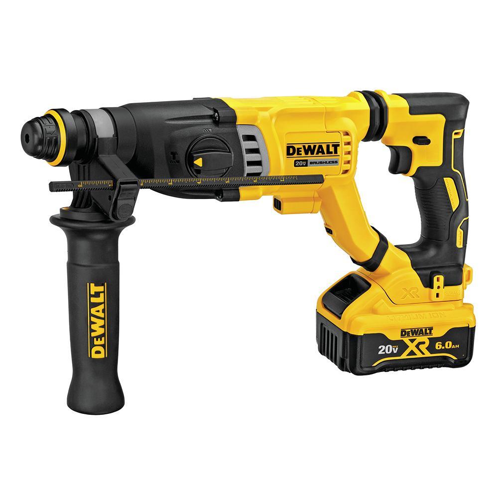  DeWALT DCH263R2 20V 1-1/8 Inch SDS-Plus D-Handle Rotary Hammer Kit 