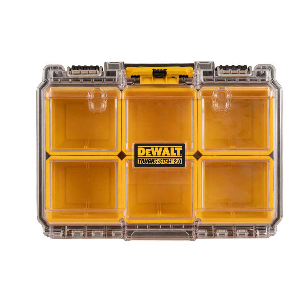  DeWALT DWST08020 TOUGHSYSTEM 2.0 6 Deep Compartment Small Parts Organizer 