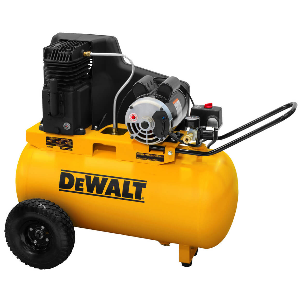  DeWALT DXCMPA1982054 1.9-HP 20-Gallon (Belt-Drive) Dual Voltage Air Compressor 