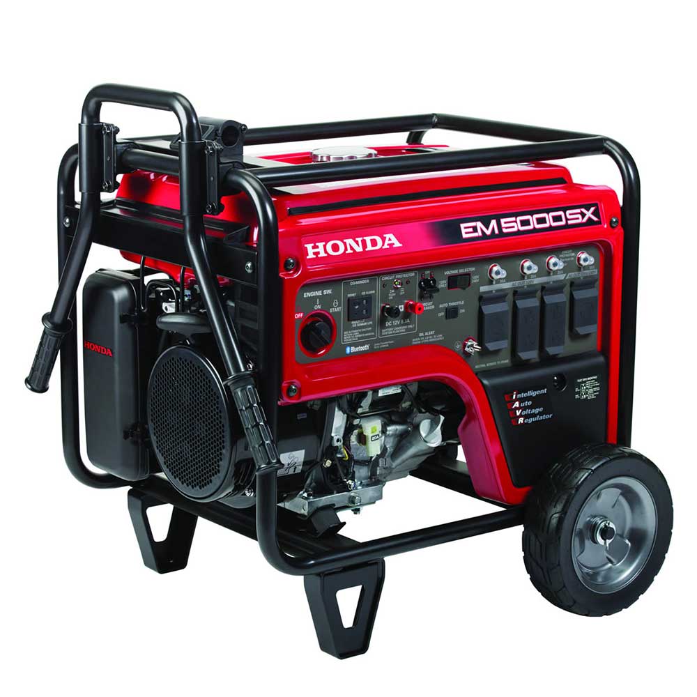  Honda EM5000S 5,000 Watt 120/240V Electric Start Portable Generator w/ CO-Minder 