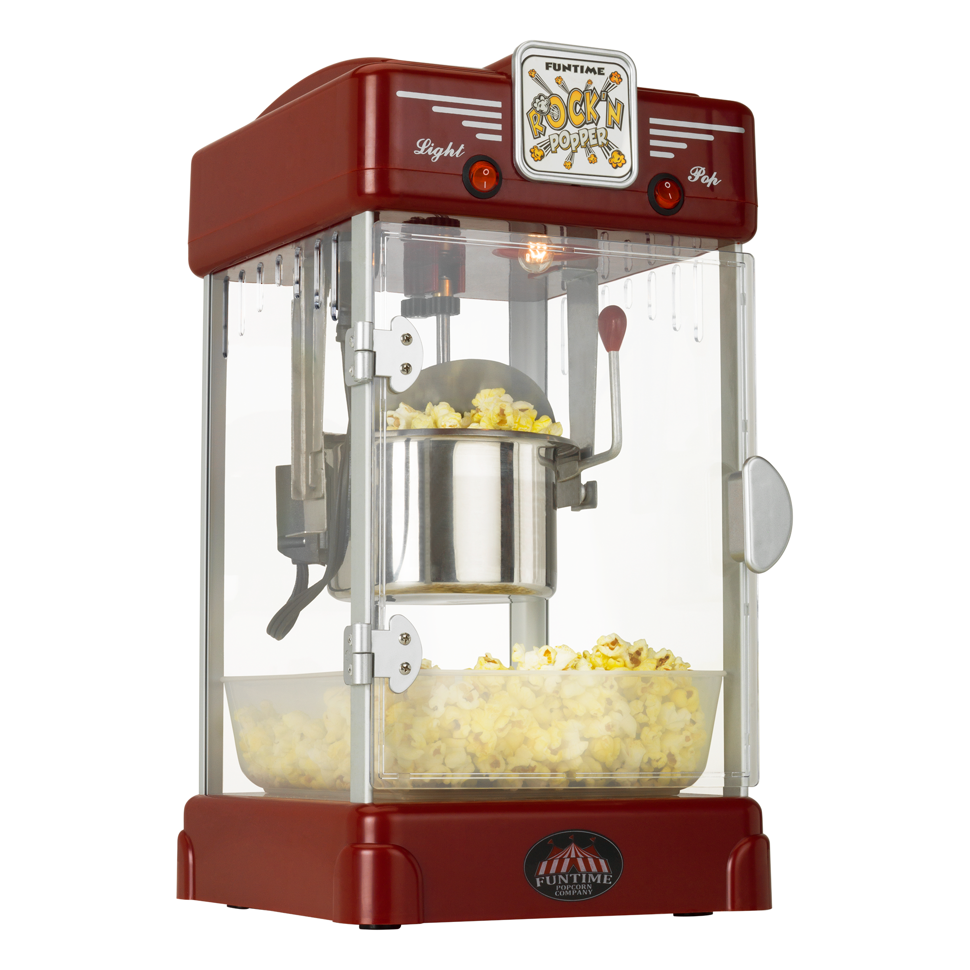  FunTime FT2518 2.5oz Rock'N Popper Popcorn Machine Maker Retro Style 