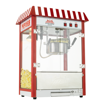 Funtime Carnival Style 4 oz. Black Countertop Popcorn Machine