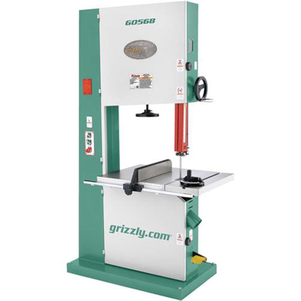  Grizzly G0568 220V 24 Inch 5 HP Industrial Bandsaw 